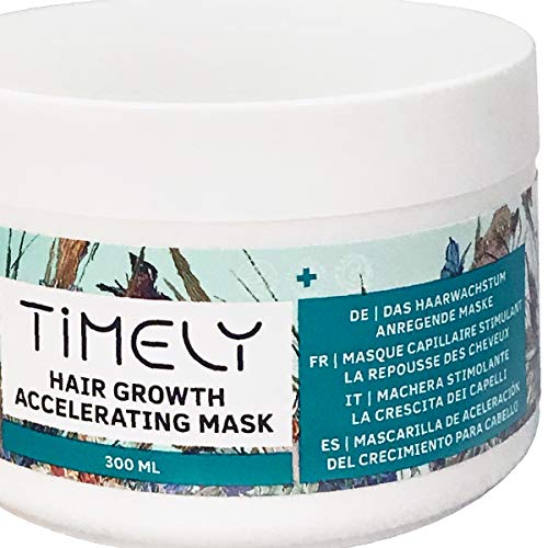 Timely - Mascarilla para el cabello nutritiva y aceleradora del crecimiento, 300 ml