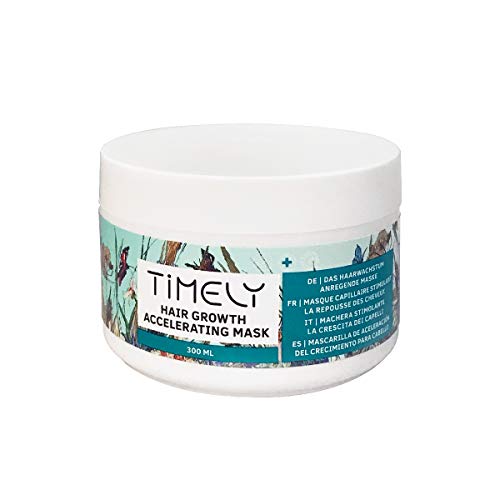 Timely - Mascarilla para el cabello nutritiva y aceleradora del crecimiento, 300 ml