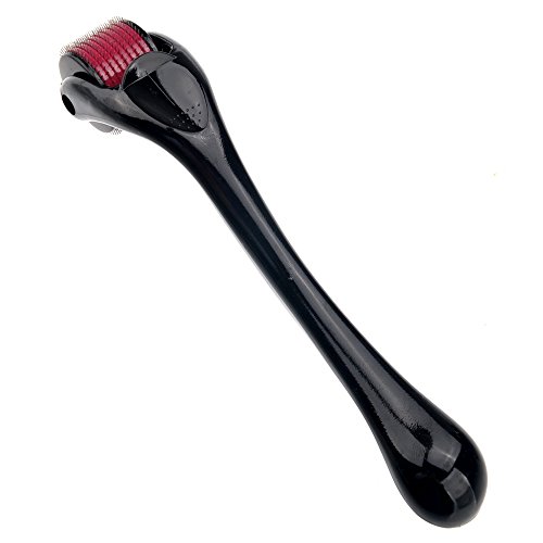 Tinksky TS5 540 agujas Micro agujas terapia médica piel cuidado herramienta - 0,5 mm longitud de la aguja (negro rosa)
