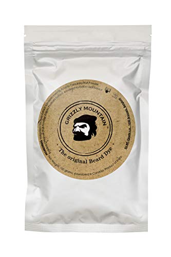 Tinte Orgánico de Barba Marrón Oscuro Grizzly Mountain Beard Dye