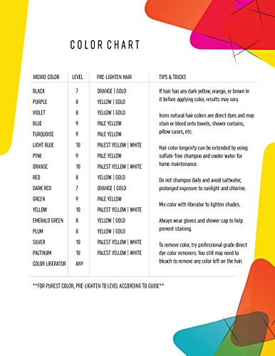 Tinte para el cabello Iroiro natural semipermanente de alta calidad de color 120 amarillo