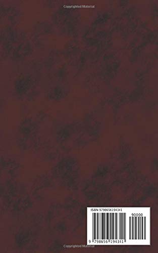 Tiny Journal For Big Idea: Deep Red Cover / 100 Pages (50 Sheets) 5x8 inches / Matte Cover / Lined Journal / Notebook / Diary