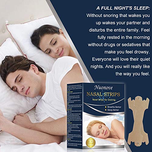 Tiras Nasales, Nasal Strips, Tiras Nasales Antironquidos, 30 Tiras Nasales le ofrece la Solución que usted está buscando su dilatador Nasal