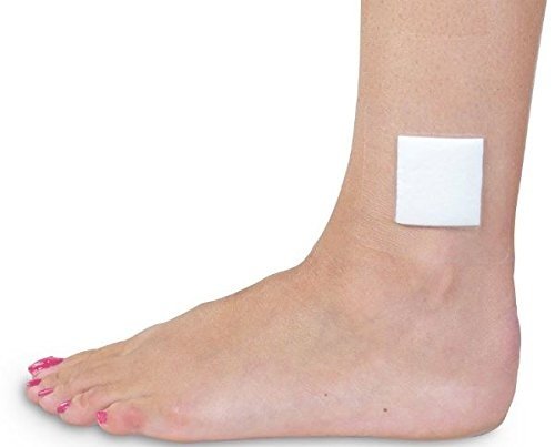 Tiritas estériles autoadhesivas resistentes al agua, sin látex, con borde transparente y almohadilla absorbente 100% algodón, 25 unidades