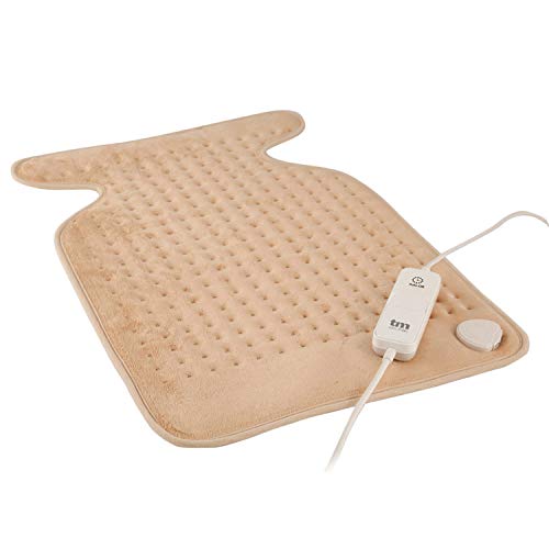 TM Electron TMHEP111 - Almohadilla Eléctrica Lavable para Cuello y Espalda, 100W con 3 niveles de temperatura y autoapagado