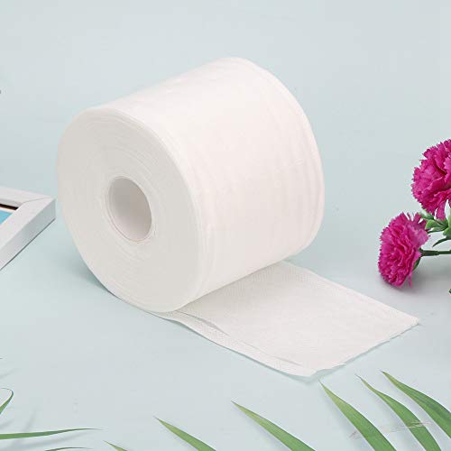 Toalla de algodón desechable de 18 m, toallita de maquillaje, limpieza, tela no tejida, cosméticos, almohadillas suaves, toallitas secas, suave, húmedo y seco, uso doble