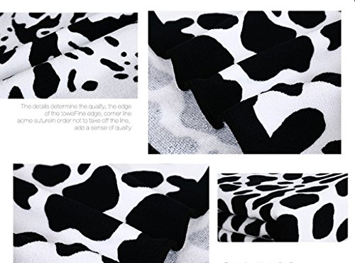 Toalla De Playa Grande Para Mujer Hombre XXL 100x180cm Microfibra Negra Leopardo Toalla De Baño Ideal Para La Playa Piscina o Ducha Yoga