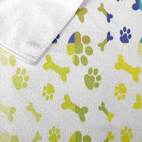 Toalla De Playa Paws and Bones Toallas De Baño para Hombres Y Mujeres Toalla De Baño Grande De Microfibra Altamente Absorbente Ideal para Nadar, Viajar, Yoga, Deportes, Acampar Y Tomar El Sol