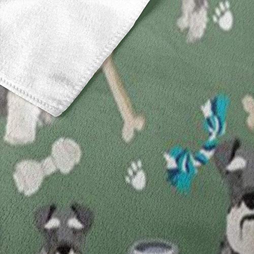 Toalla De Playa Schnauzer Bone Tennis Footprints Fondo para Nadar Toalla De Baño De Microfibra para Hombres Y Mujeres Toalla Liviana Y De Secado Rápido para Viajes,Gimnasio,Playa,Yoga