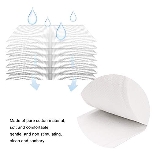 Toalla facial cosmética de tela no tejida de 30 M, toallita facial de algodón desechable, toallitas limpiadoras de maquillaje, almohadillas suaves para salón de belleza