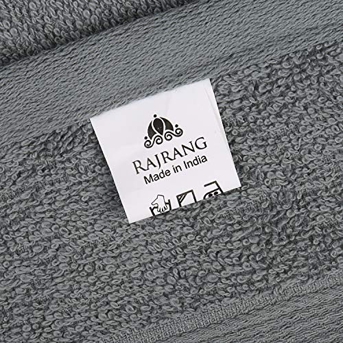 Toallas de mano - Paquete combinado gris Toallas de mano Juego de secado rápido Toallas de baño de algodón resistentes a la decoloración Juego de 4 toallas de baño para hoteles Spa Salon Soft Pure