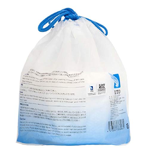 Toallas desechables faciales de ITO Japón, toallitas faciales, almohadillas desmaquillantes,pieles sensibles, toallitas para niños,Pack x3 (80 pañuelos por rollo)
