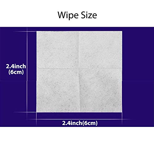 Toallitas Alcohol 6x6cm 75% De Alcohol Isopropílico Desinfección Para Hogar Oficina Médico,100 Unidades