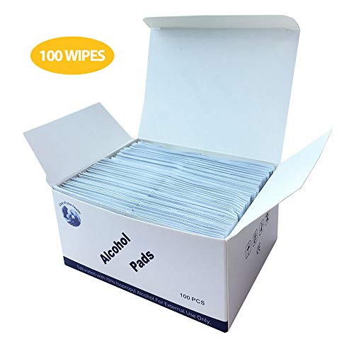 Toallitas Alcohol 6x6cm 75% De Alcohol Isopropílico Desinfección Para Hogar Oficina Médico,100 Unidades