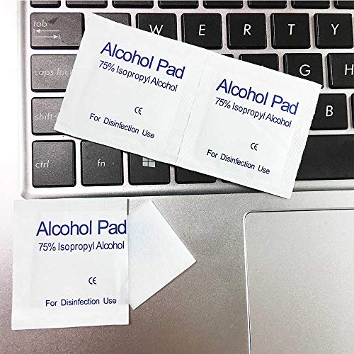 Toallitas Alcohol 6x6cm 75% De Alcohol Isopropílico Desinfección Para Hogar Oficina Médico,100 Unidades