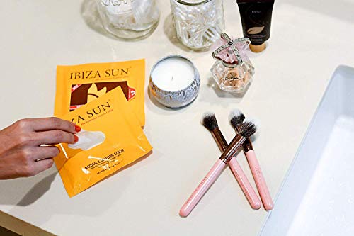 Toallitas Autobronceadoras Orgánicas y Naturales.Libres de Parabenos, Aptas para Veganos,Sin Perfume.Toallitas bronceadoras para rostro y cuerpo. Pack 8 unidades.