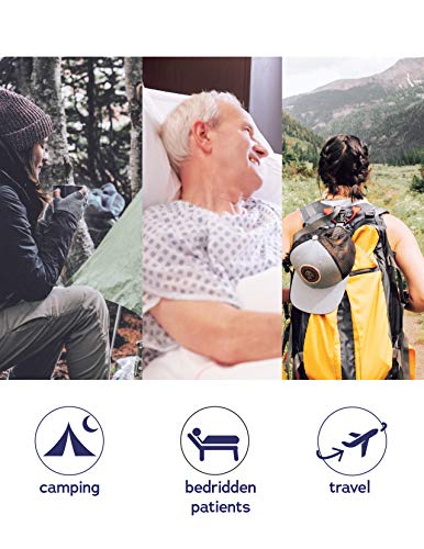 Toallitas de baño en seco perfumadas DYMACARE | Paños húmedos para adultos de primera calidad sin enjuague aptos para microondas | con aloe vera, látex, lanolina y sin alcohol (paquete de 8 toallitas)