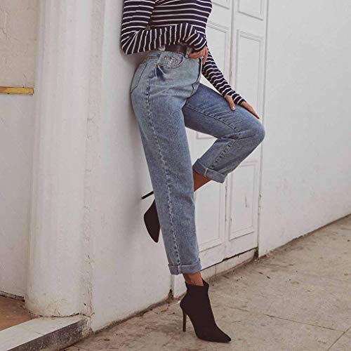 Toamen Jeans de Mujer Pantalones Push up Jeans elásticos Cintura Alta Denim Pantalones Casuales