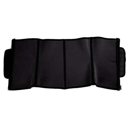 TOBEEY Mujeres Sudor Caliente Neopreno Entrenamiento Cintura Entrenador Corsé Cortapelos Cremallera Adelgazante Pérdida de Peso Body Shaper