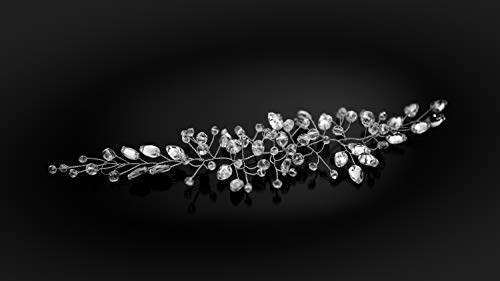 Tocados De Pelo Boda Diademas Mujer Tiaras De Novia Boda Accesorios Para El Cabello Díadema Mujer Hecha A Mano Joya De Pelo Corona Novia Banda De Pelo De Perla Cristal Tocados De Boda Fiestas Bailes