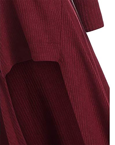 Toctax Vestido con Capucha para Mujer Vestidos de Manga Larga de Fiesta Medieval Vestidos de Disfraces de Fiesta de Halloween Renacentistas Mujeres Chaqueta Punk Vintage Ropa