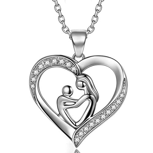 TOJEAN Amor Maternal Colgantes Joyeria Mujer Plata de ley 925, Collares Mujer, Regalos Mujer