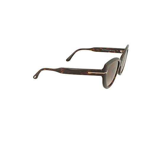 Tom Ford FT0762 52K Dark Havana FT0762 Cats Eyes Sunglasses Lens Category 3 Siz