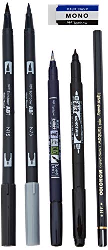 Tombow LS-ADV - Lápices con goma de borrar