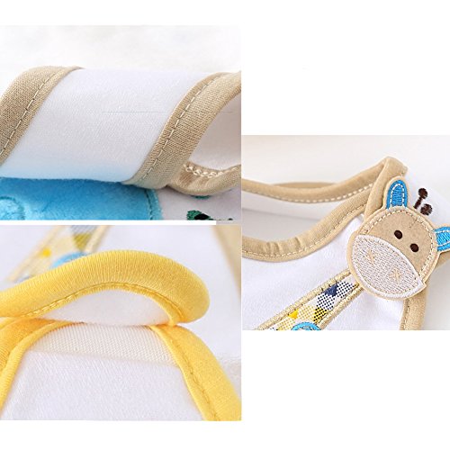 Tomkity 10x Impermeables Baberos del Bebé Baberos Bandana para Niño