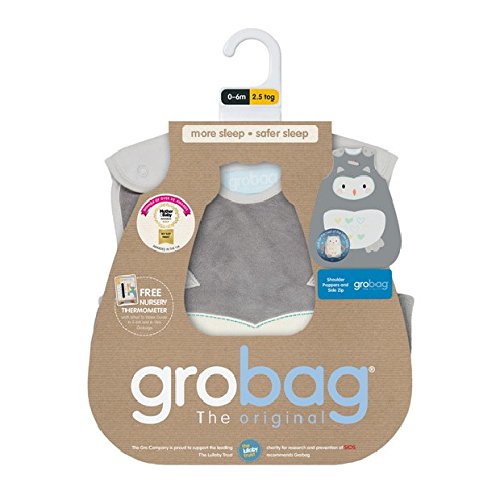 Tommee Tippee GRO Saco de dormir Grobag, 0-6 m, 2.5 TOG, Ollie el Búho