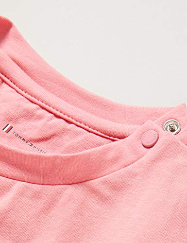 Tommy Hilfiger Baby Girl Tommy tee L/s Camisa, Pink, 80 para Bebés