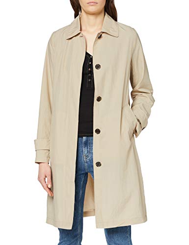 Tommy Hilfiger Claudia Packable Crinkle Mac Gabardina, Beige (Light Stone Aeq), 42 para Mujer