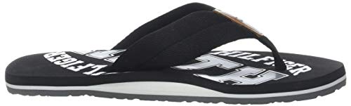 Tommy Hilfiger Essential TH Beach Sandal, Chanclas para Hombre, Negro (Black 990), 44 EU