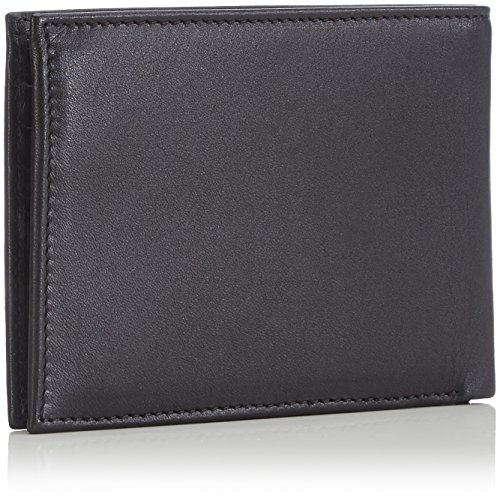 Tommy Hilfiger Eton CC and Coin Pocket, Cartera Hombre^Mujer, Black, OS