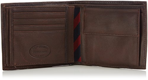 Tommy Hilfiger Johnson Trifold, Catera para Hombre, Brown 41, OneSize
