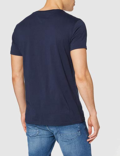 Tommy Hilfiger Original Jersey Camiseta, Azul (Black Iris 002), Small para Hombre