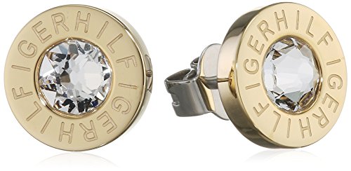 Tommy Hilfiger para mujer-Pendientes Classic Signature acero inoxidable - 2700753