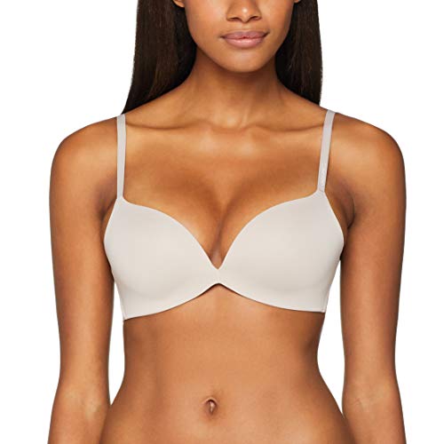 Tommy Hilfiger Plunge Sujetador con Push-up, Rosa (Silver Rose SVR), 95B (Talla del Fabricante: 0B36) para Mujer