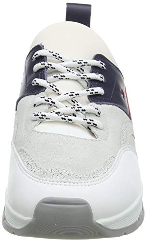 Tommy Hilfiger Sporty Chunky Glitter Sneaker, Zapatillas para Mujer, Rojo (RWB 0kp), 38 EU