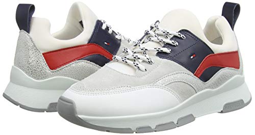 Tommy Hilfiger Sporty Chunky Glitter Sneaker, Zapatillas para Mujer, Rojo (RWB 0kp), 38 EU