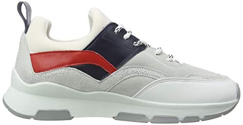 Tommy Hilfiger Sporty Chunky Glitter Sneaker, Zapatillas para Mujer, Rojo (RWB 0kp), 38 EU