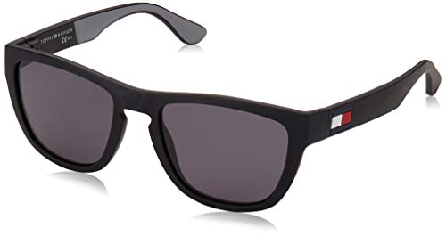 Tommy Hilfiger TH 1557/S gafas de sol, BlackGrey, 52 para Hombre