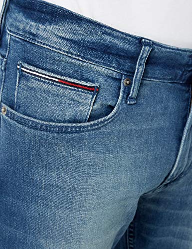 Tommy Jeans Hombre Original Ryan-DM0DM03941 Jeans, Azul (Berry Mid BLUE COMFORT 911), W36/L32
