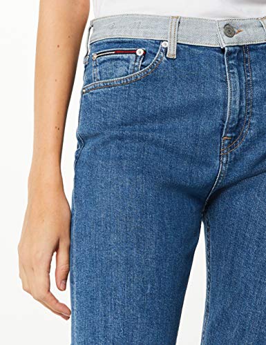 Tommy Jeans Mujer Izzy High Rise Slim Ankle Slim Jeans, Azul (TJ DENIM COLORBLOCK 1A4), W28/L30