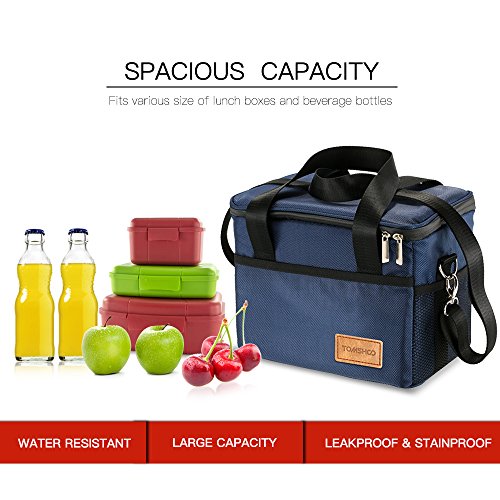 TOMSHOO Bolsa Térmica Plegable de Gran Capacidad Caja de Comida Portátil Impermeable para Picnic, Camping, Viaje en Coche 47L