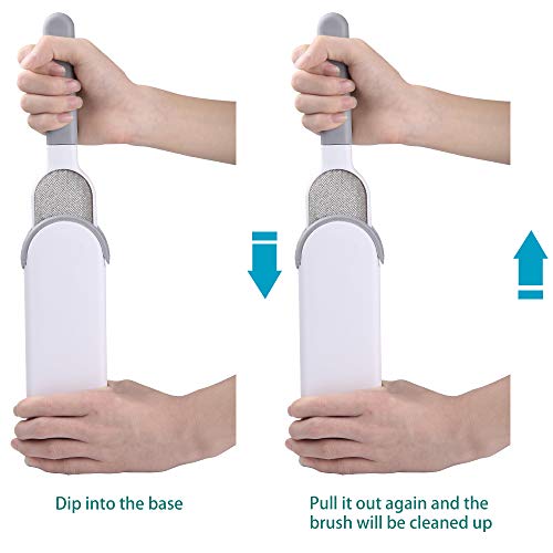 Tonsooze Quitapelos y Rodillos para Mascotas, Quitapelos para Mascotas Cepillo de Limpieza Quita Pelos Gato Y Perro para Limpiar la Ropa Alfombras de Sofá Muebles Coche (2pack)