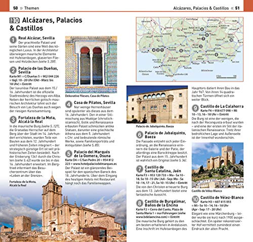 Top 10 Reiseführer Andalusien & Costa del Sol: mit Extra-Karte und kulinarischem Sprachführer zum Herausnehmen