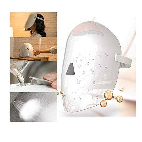 TOPQSC Vaporizador Facial Sauna Facial Vaporizador Spray Spa Vapor Térmico Nano Spray Lonic Humidifier for Face Care Piel Hidratante Limpieza Profunda de Destapar Poros Facial Mist Sprayer Steamer