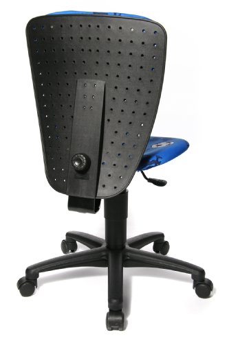 Topstar 70570CA40 S'cool 3 - Silla giratoria Infantil, Color Azul/tapizado con Estampado de fútbol
