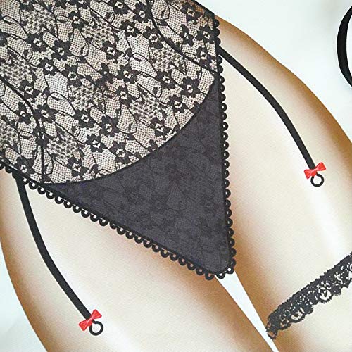 Topways® Delantal Divertido de Cocina de Pareja,  Funny Cooking Sexy Apron, Delantal de Fiesta de Barbacoa, Delantal Adulto MuscleNerd para Hombres (Hombre músculo + Mujer Sexy)